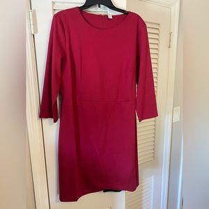 Old navy deep pink/maroon suiting dress, NWT